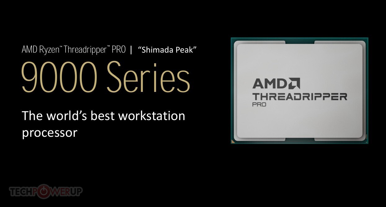 AMD has revealed the Ryzen Threadripper PRO 9000 