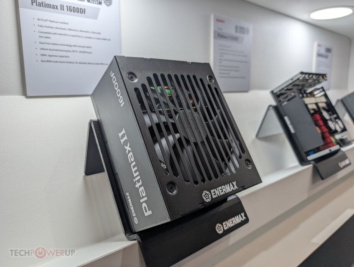 The Platimax II Series of Enermax Power Supplies will be showcased at Computex 2025.